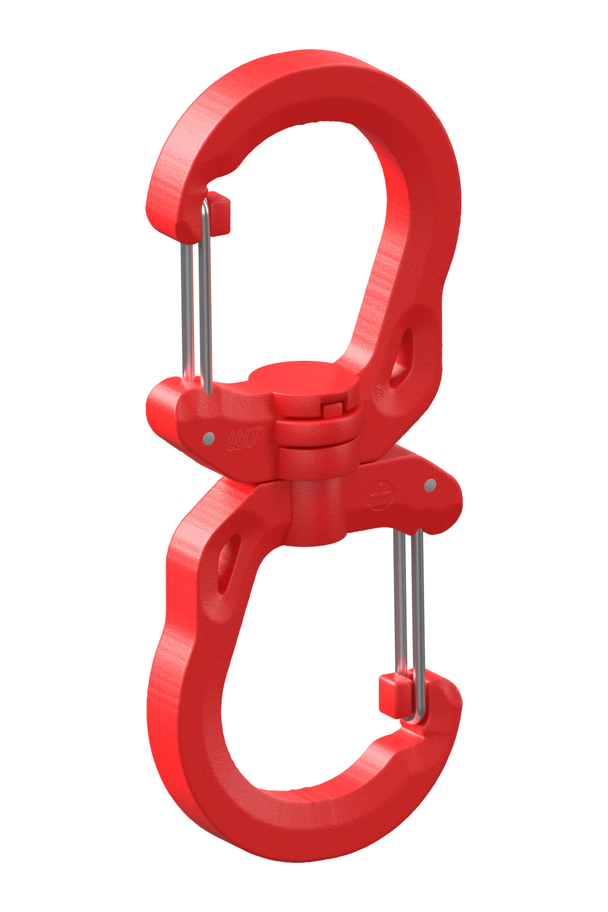 Forge Red matte acetal double-swivel carabiner