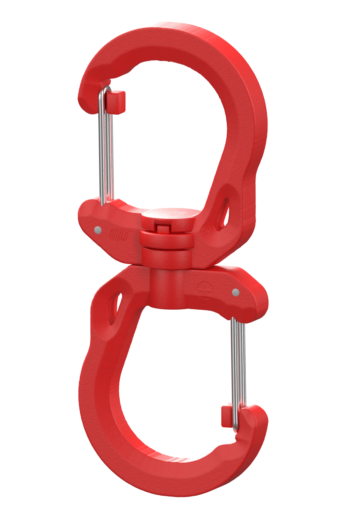 Blaze matte acetal double-swivel carabiner